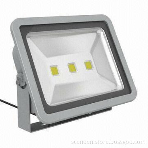 150W LED Floodlights with Aluminum Die-cast Alloy Body and Toughened Glass, Energy-saving 60%
